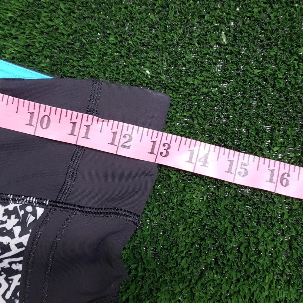 Lululemon Womens Run Top Speed Cropped Leggings Size 4 Fitness Yoga Stretchy